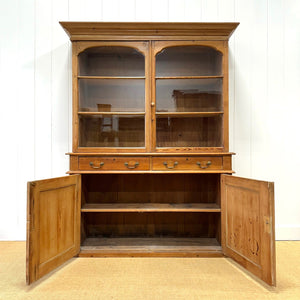 A 19th Century English Bookcase Cabinet or Hutch