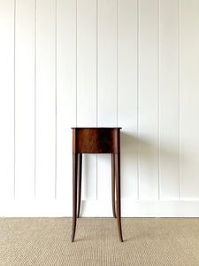 A Very Good English Regency Mahogany Side Table or Nightstand c1810