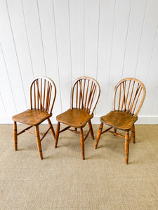 A Set of 10 Hoop Back Victorian Chairs