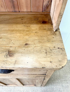 A 19th Century Pine Bookcase Cabinet or Hutch