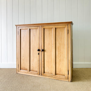 An Antique English Pine Pantry Cupboard