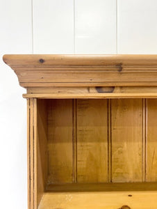 An Wonderful Late 19th Century Pine Welsh Dresser or Cupboard