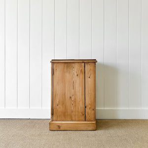 A Charming Pine Nightstand c1890