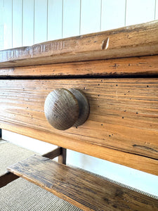 An Antique Irish Dining Server or Console Table