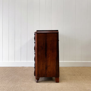 A 19th Century Biedermeier Pitch Pine Chest of Drawers