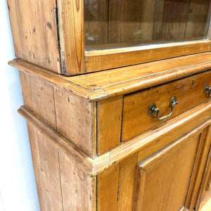 A 19th Century English Bookcase Cabinet or Hutch