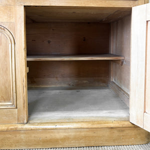 An Antique English Pine Sideboard c1890