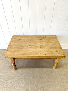 An Antique English Country Pine Coffee Table