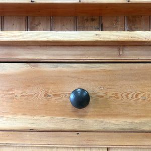 A Large Rustic Pine Welsh Dresser or Cupboard