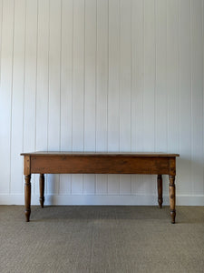 An Antique English Server or Console Table with Cup Handles