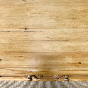 An Antique English Pine Sideboard c1890