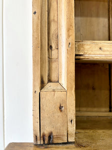 A Gorgeous 19th Century Pine Welsh Dresser or Cupboard