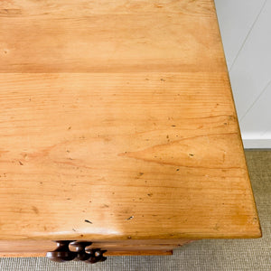 A 19th Century English Pine Chest of Drawers/Dresser with Tulip Feet