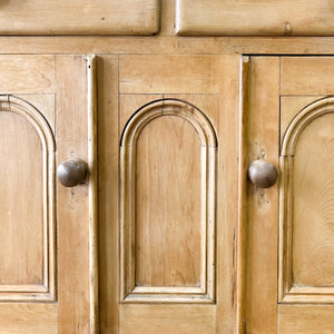 An Antique English Pine Sideboard c1890