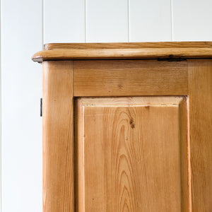 A Pine Antique English Sideboard c1890