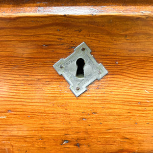 A 19th Century Biedermeier Pitch Pine Chest of Drawers