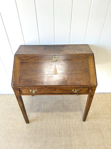 An Antique English Oak Clerk's Desk c1790