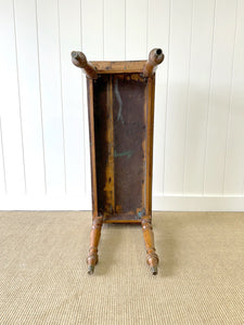 A Narrow 19th Century English Country Farmhouse 4 ft Pine Console Table