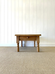 An Antique English Country Pine Coffee Table