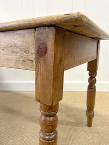 An Antique English Country Pine 6ft Dining Table