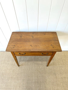 An Antique English Country Pine Console Table