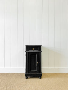 An Ebonized Antique Nightstand c1890