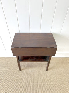 An Unusual Georgian English Mahogany Pembroke Drop Leaf Supper Table