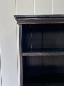 A 19th Century English Ebonized Pine Bookcase