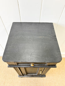 An Ebonized Antique Nightstand c1890