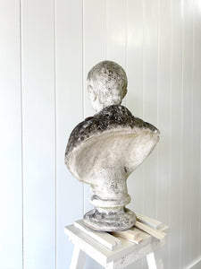 A Stately English Garden Bust of Caesar