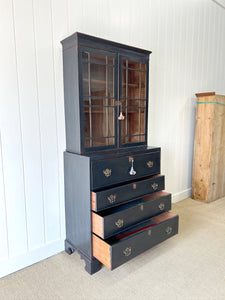 A 19th Century Pine Bookcase Cabinet or Hutch