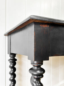 A Bow Fronted Victorian Side Table or Nightstand