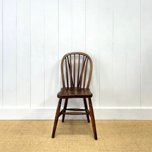 An Ash Spindle Back Side Chair