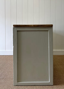 A Monumental English Country Pine Painted Sideboard Buffet c1840