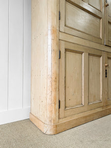 A Large 19th Century English Pine Housekeeper's  Cupboard