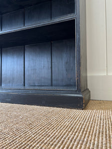 A 19th Century English Ebonized Pine Bookcase