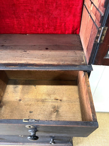 An Early 19th Century Tall but Narrow Ebonized English Bookcase