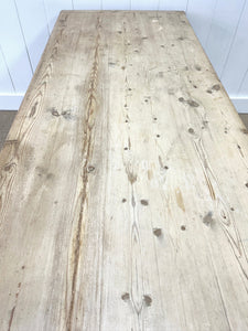 An Antique English Country Pine 6ft Dining Table