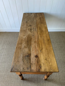 An Antique English Server or Console Table with Cup Handles