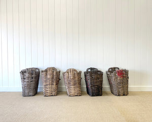 Beautiful and Large Portuguese Antique Grape Harvest Baskets - Sold Individually