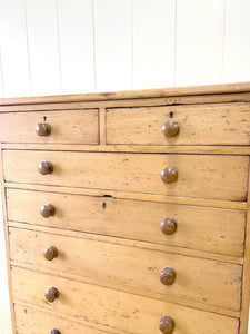 An English Pine Chest of Drawers