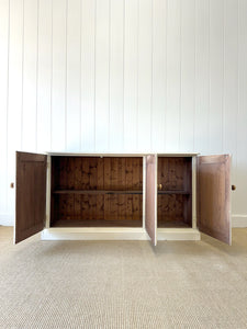 An Antique English Pine Pantry Cupboard