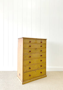 An English Pine Chest of Drawers