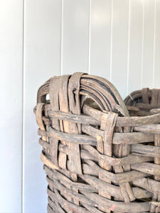 Beautiful and Large Portuguese Antique Grape Harvest Baskets - Sold Individually