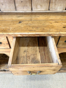 A Gorgeous 19th Century Pine Welsh Dresser or Cupboard