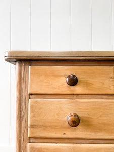 An Antique English Pine Sideboard