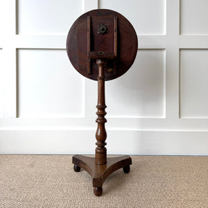 A Victorian Mahogany Tripod Side Table