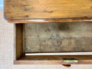 An English Pine Chest of Drawers with Wooden Knobs c1890