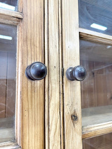 A 19th Century Pine Bookcase Cabinet or Hutch