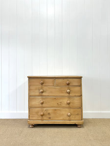 A 19th Century English Chest of Drawers or Dresser